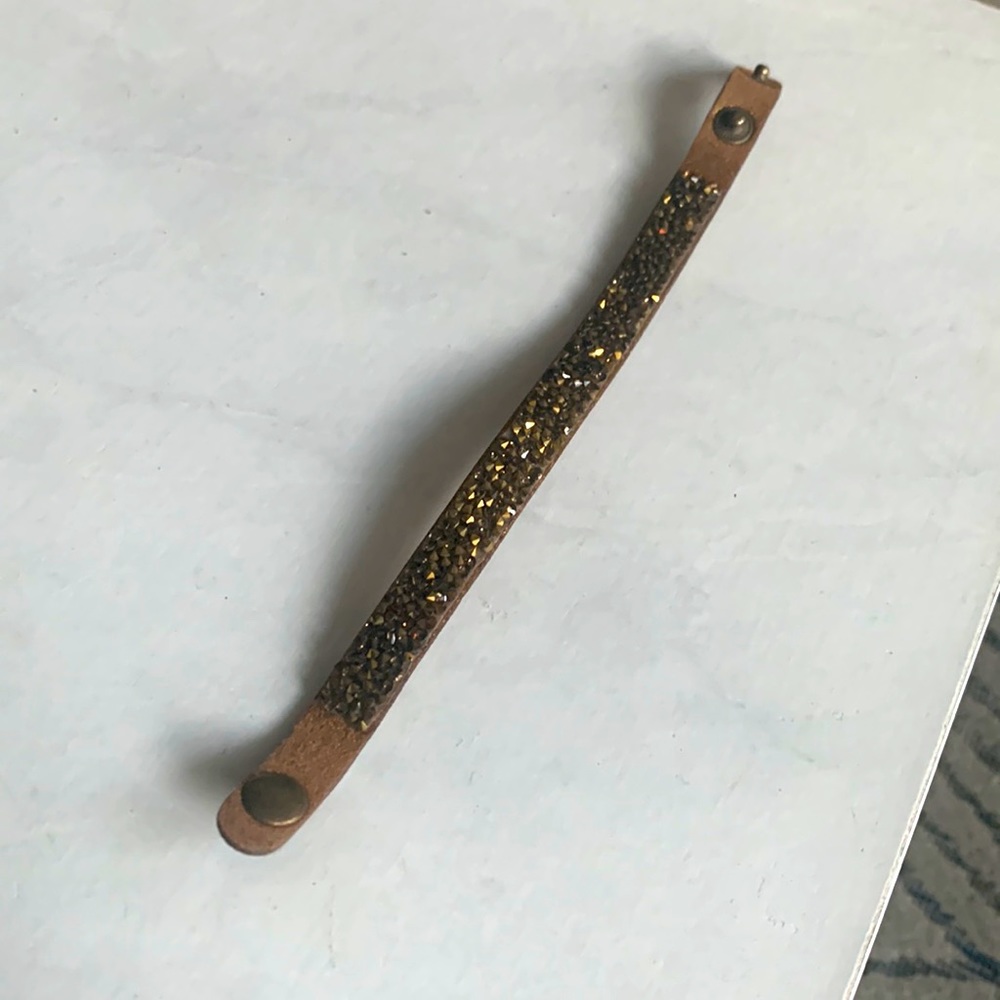 Sparkly Brown Comfy Bracelet